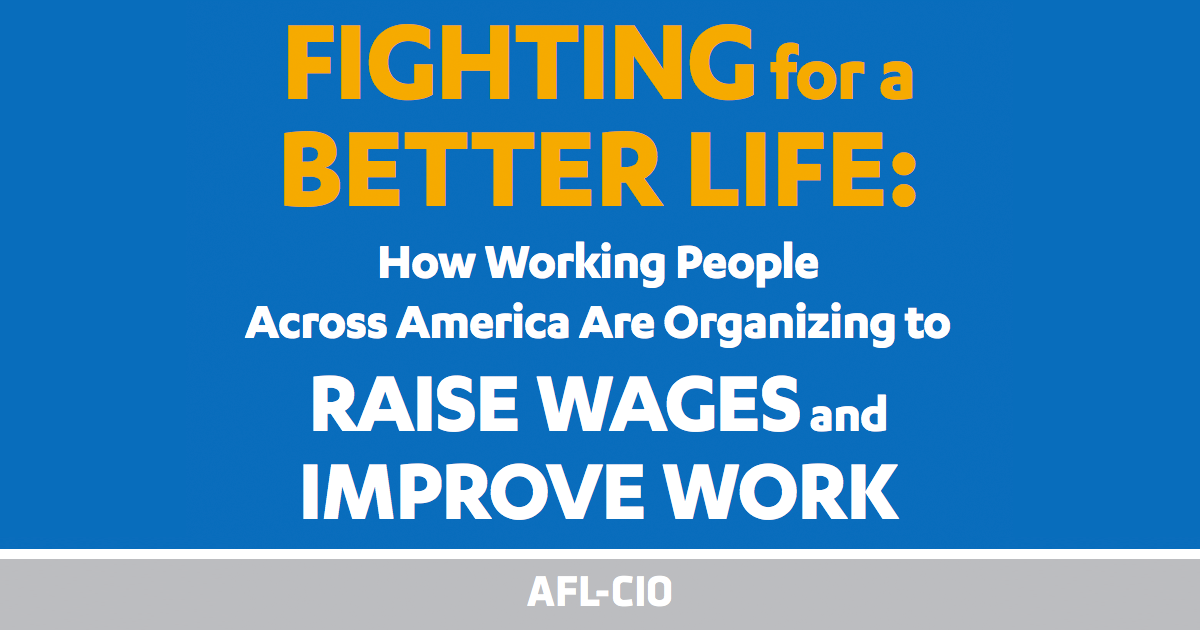 AFL-CIO Sees Positive Movement on Wages