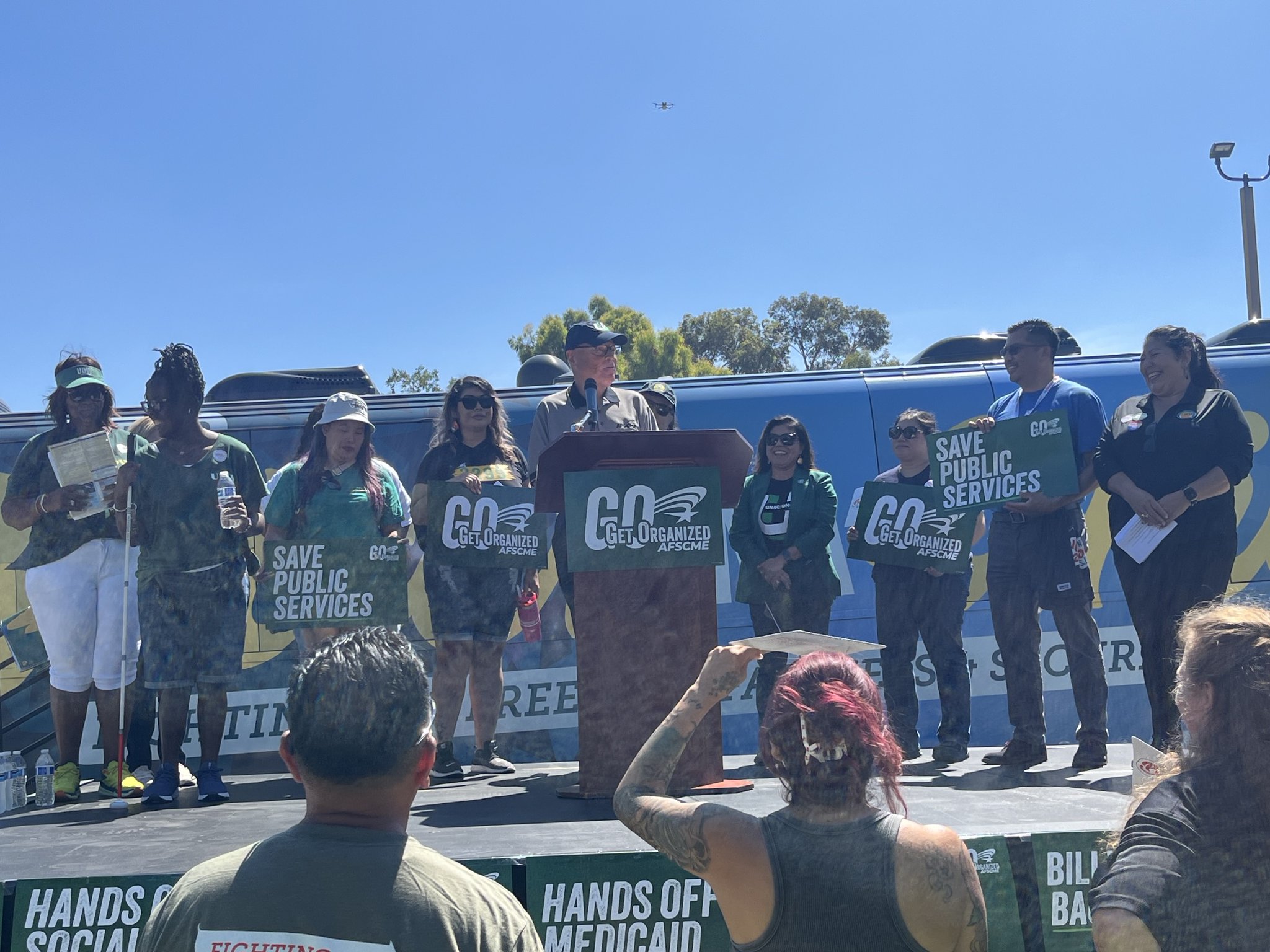 AFSCME rally holds CA Rep. Young Kim accountable for ‘Big Beautiful Bill’ vote 