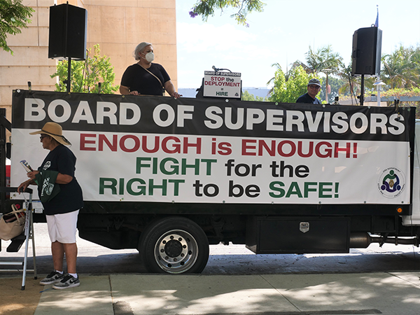 AFSCME probation workers protest unsafe working conditions