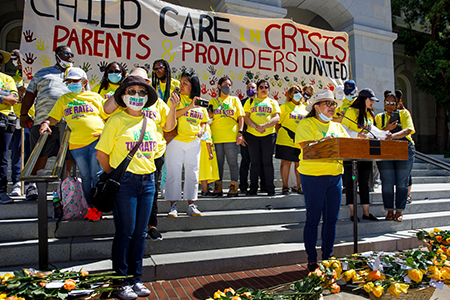 Child care providers ratify historic first contract with state of California