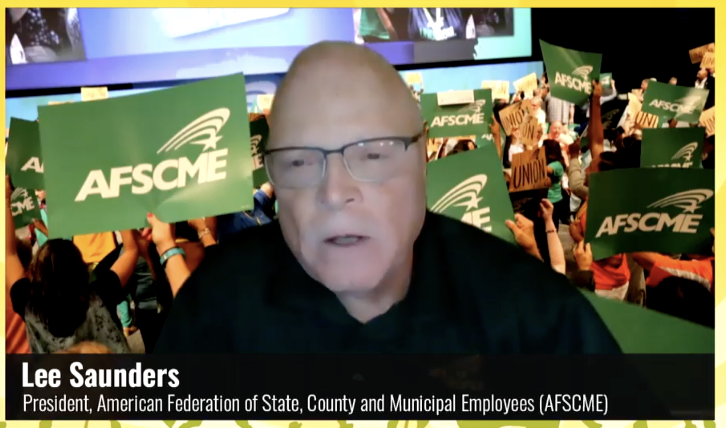 At Moral Monday rally, AFSCME stands with Amazon workers seeking to form a union