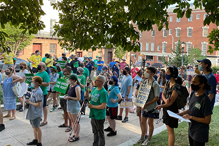 Walters museum workers demand inclusive union election, hold rally to up the pressure