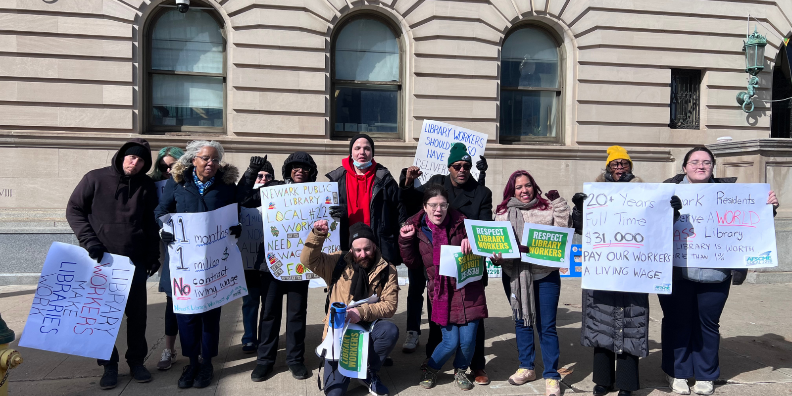 Fight for a living wage unites public library workers in Newark, New Jersey 