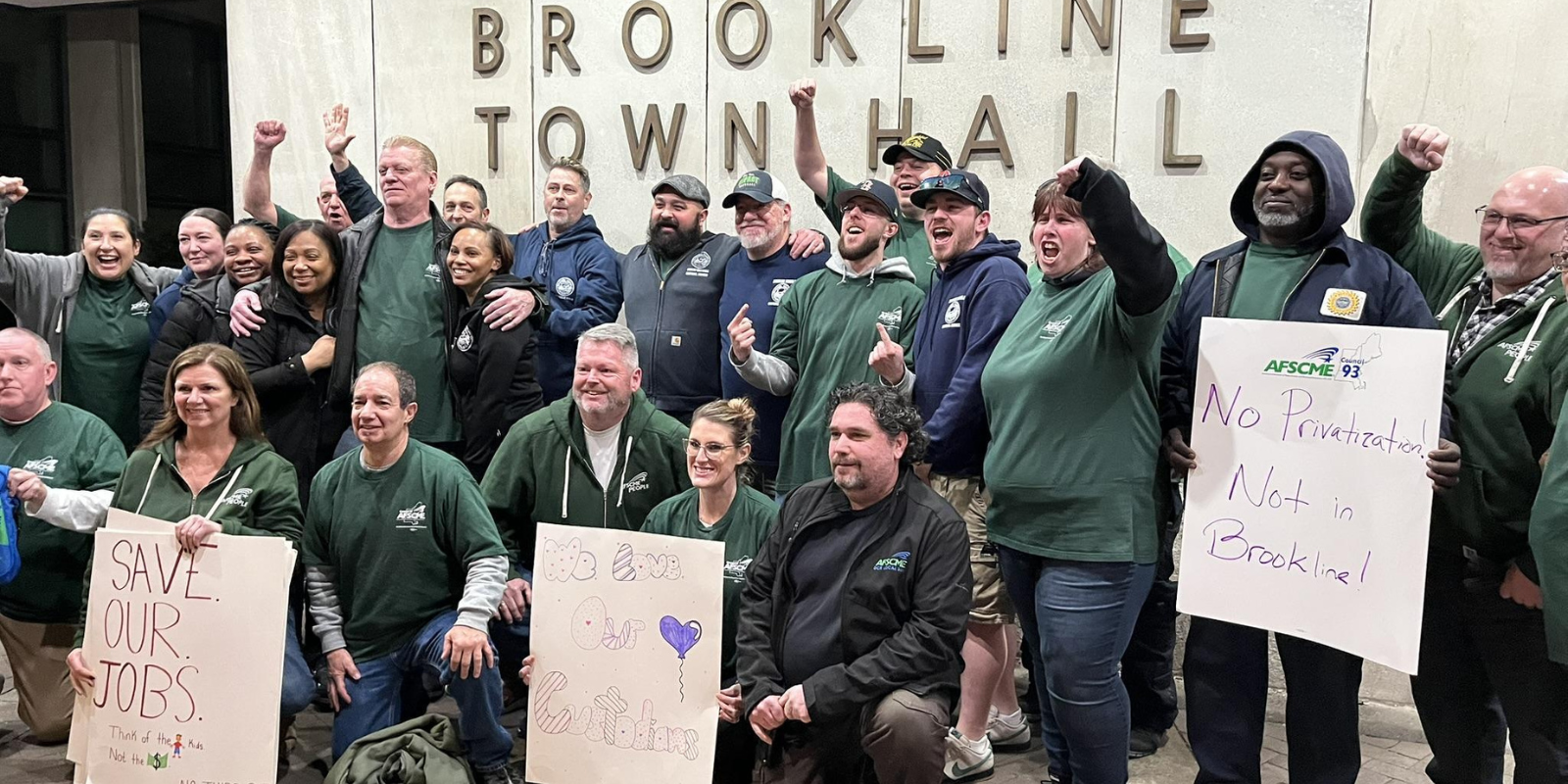 Massachusetts members beat privatization push, save nearly 100 jobs 