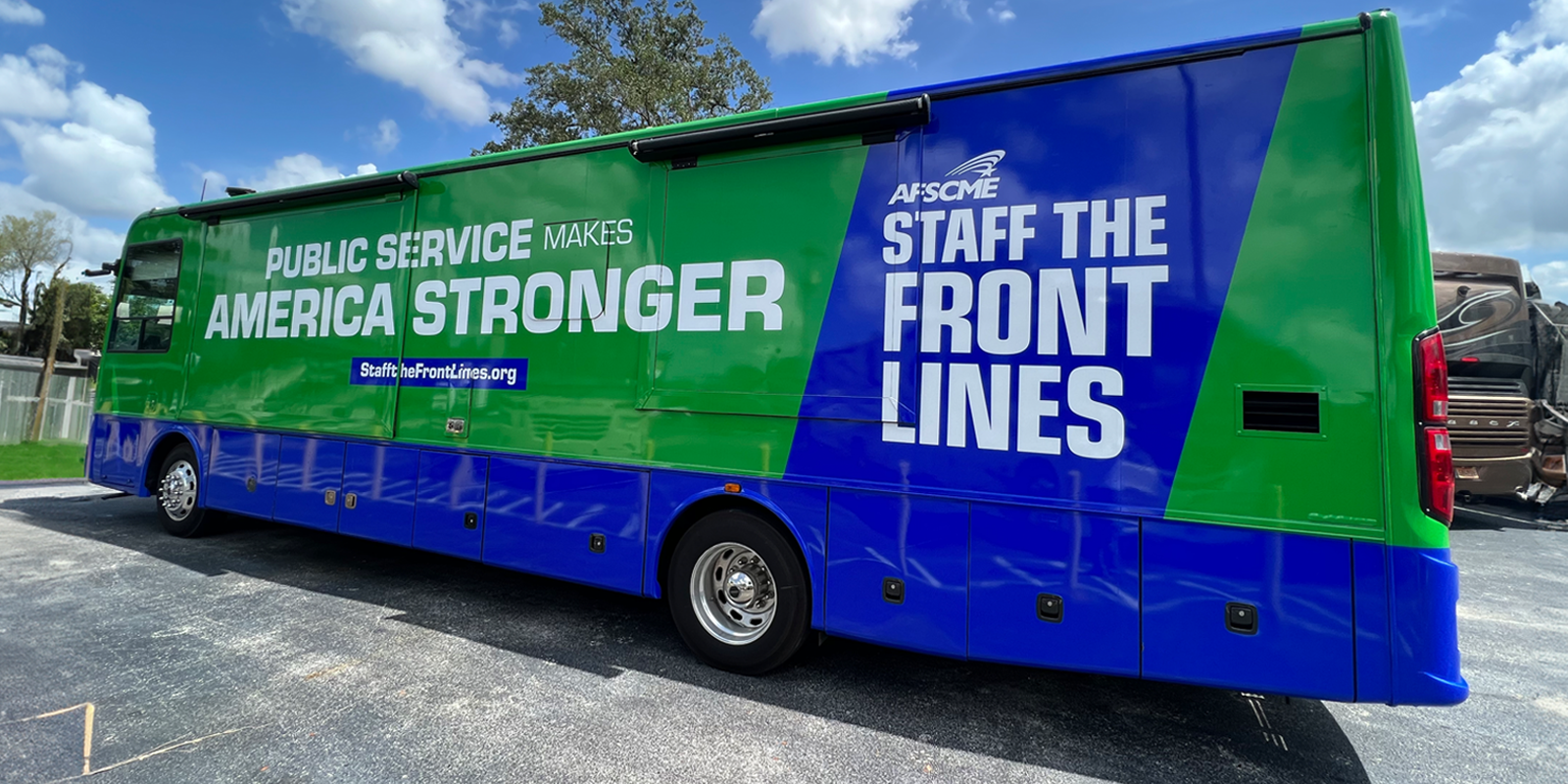 AFSCME ‘Staff the Front Lines’ bus tour seeks to solve staffing crisis in public service