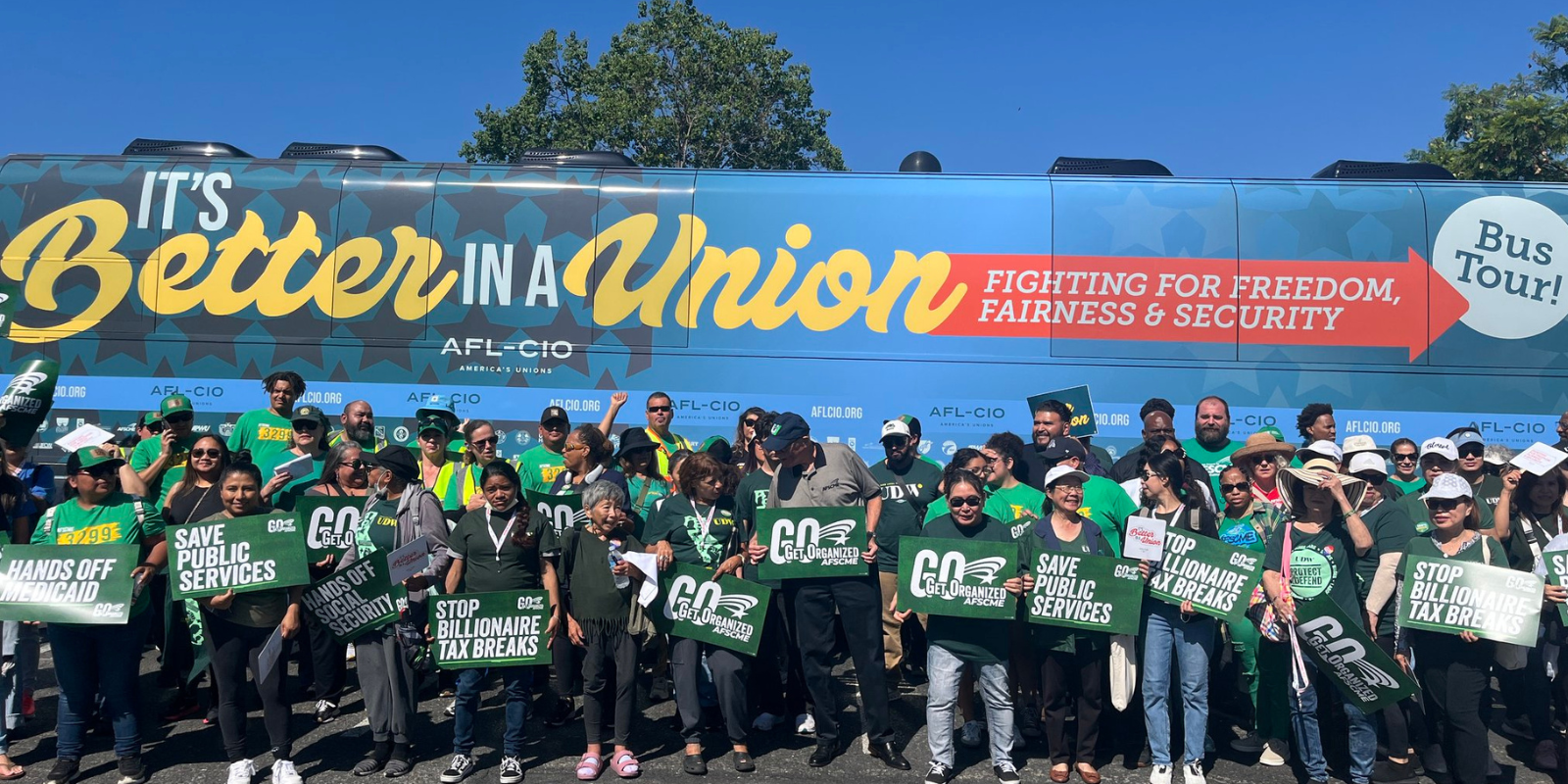 AFSCME rally holds CA Rep. Young Kim accountable for ‘Big Beautiful Bill’ vote 
