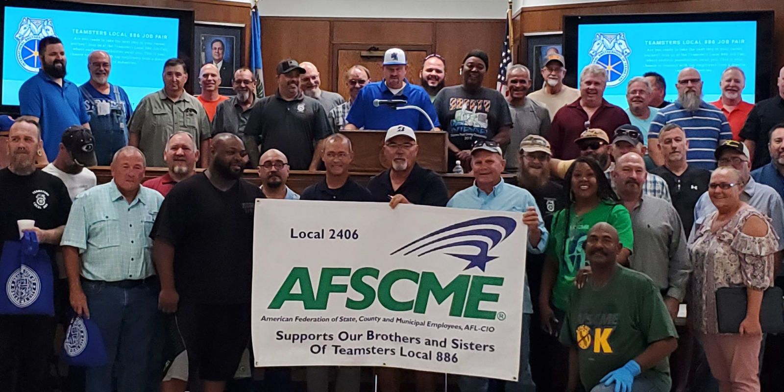 AFSCME Oklahoma City members connect laid off Teamsters with 80 job offers