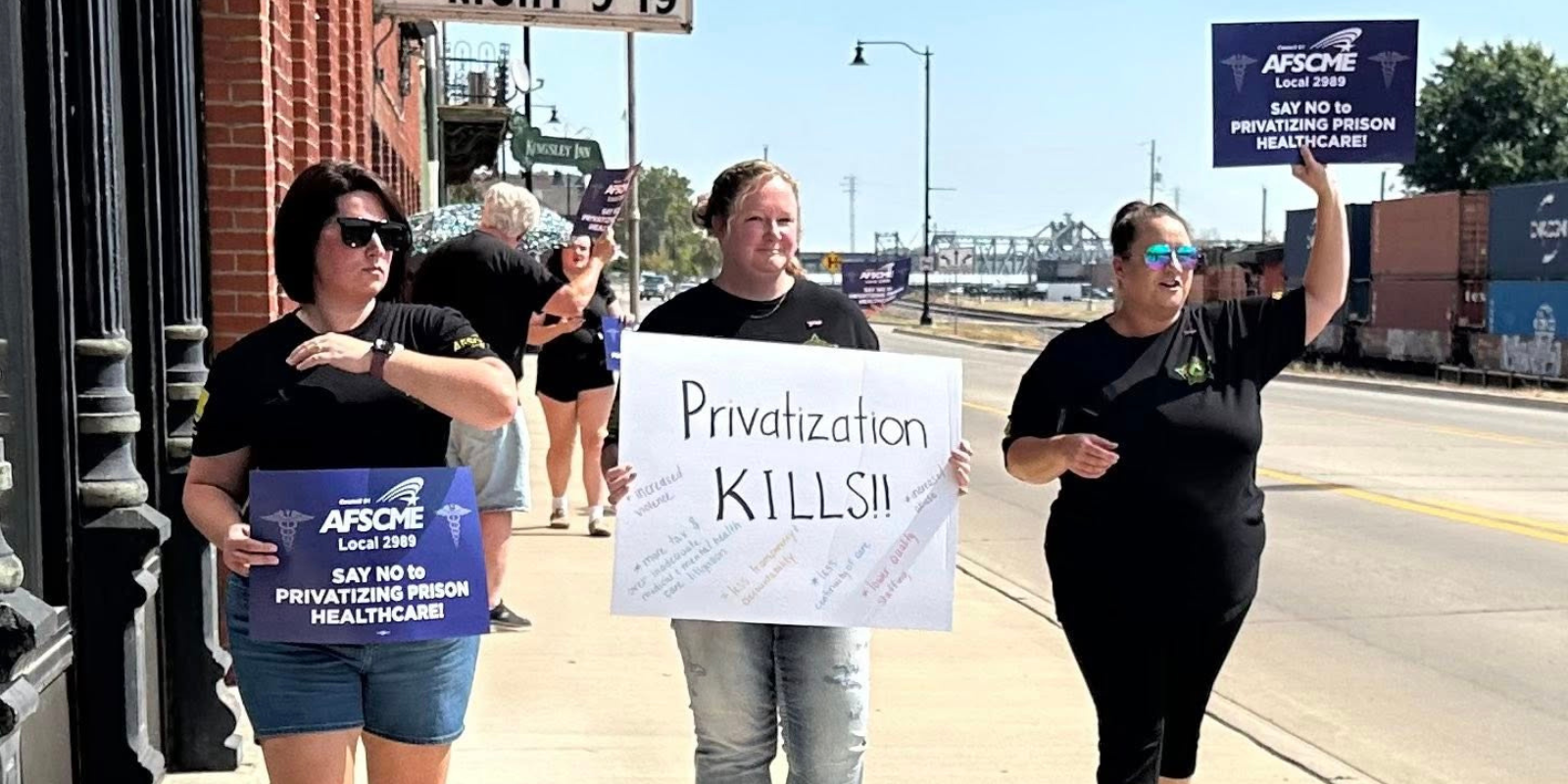 Speaking out against privatizing prison health care in Iowa 