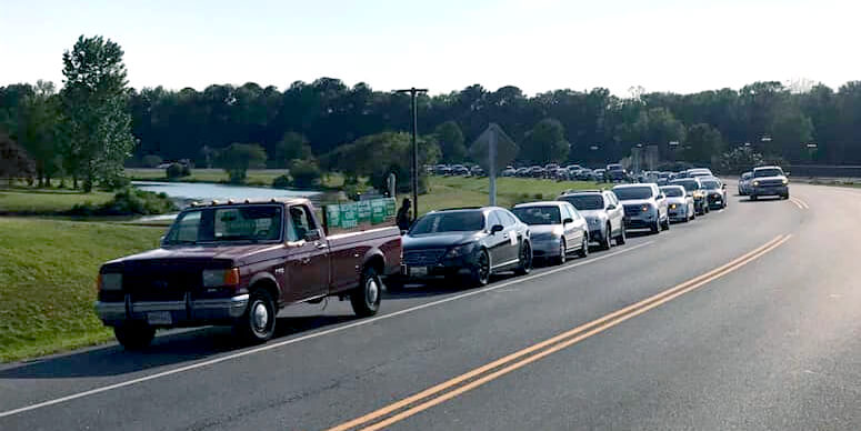 Saunders joins AFSCME Maryland caravan to call on state leaders for justice, action