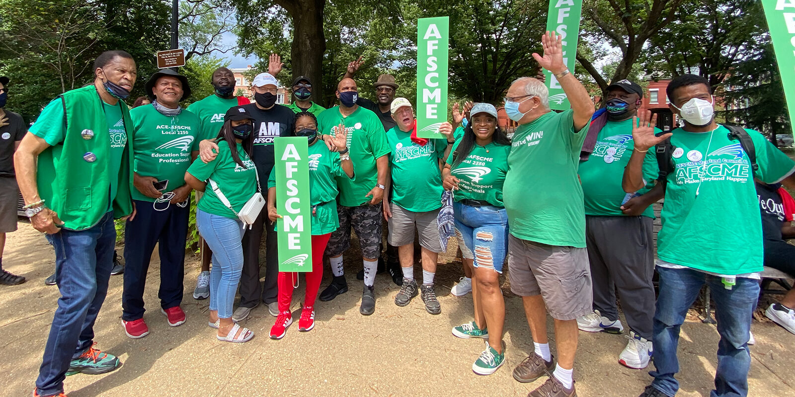 AFSCME members join rallies in four cities to fight for our right to vote