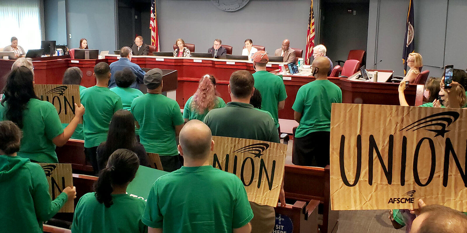 AFSCME members protect collective bargaining in Virginia