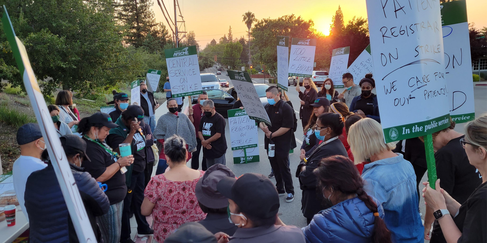 Workers at California hospital begin strike today, demanding a fair contract