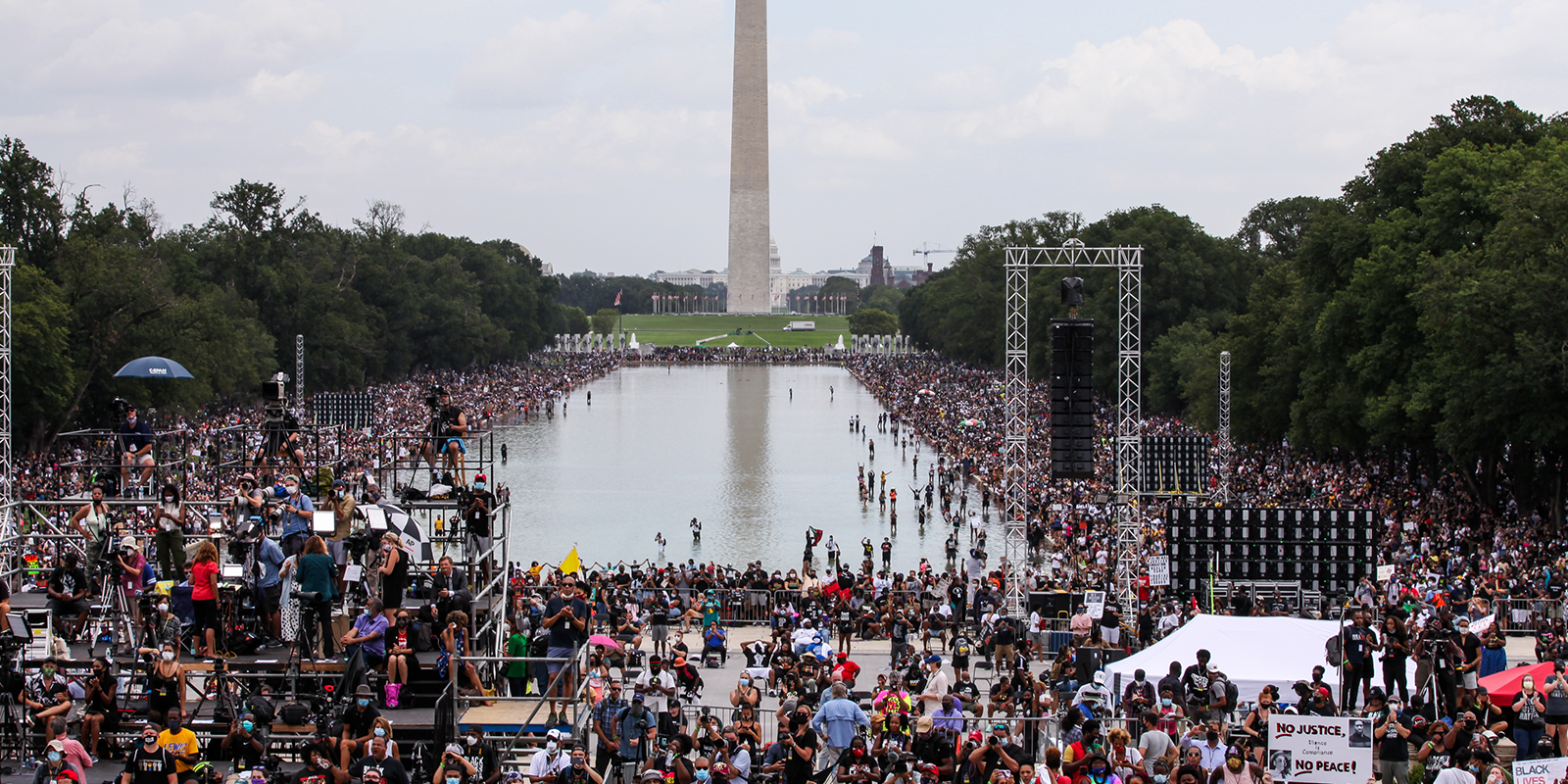 Saunders links labor rights, civil rights at Commitment March