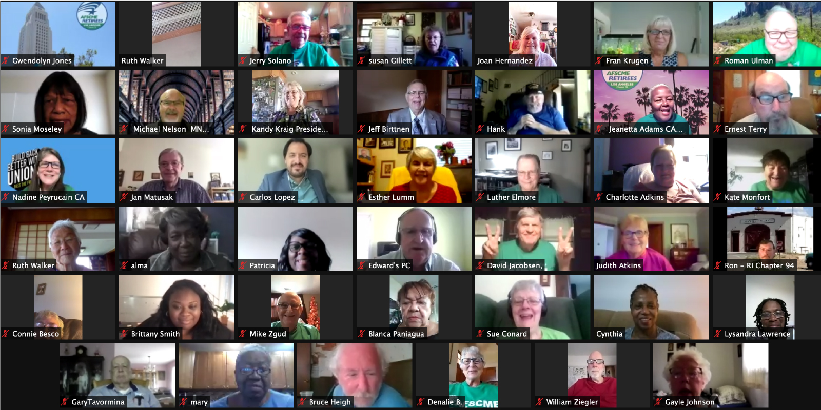 At annual council meeting, AFSCME Retirees make their voices heard