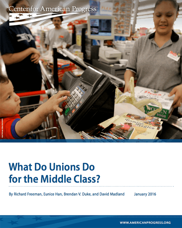 Middle Class Fall Tied Directly to Union Decline