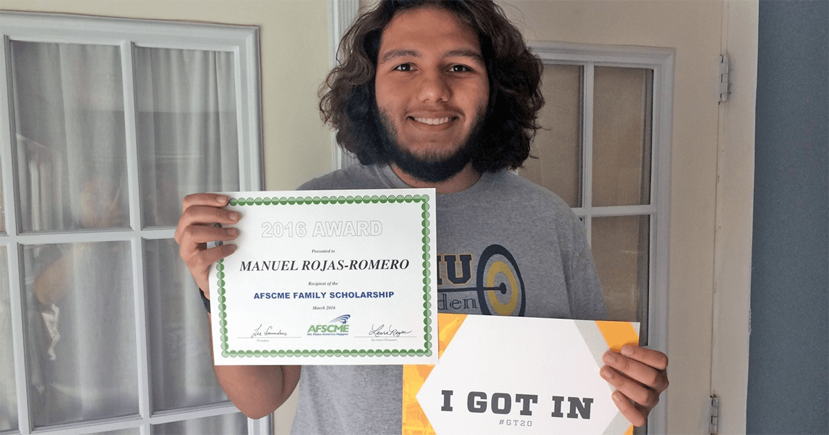 For Scholarship Winner, AFSCME Has Always Been Part of the Family