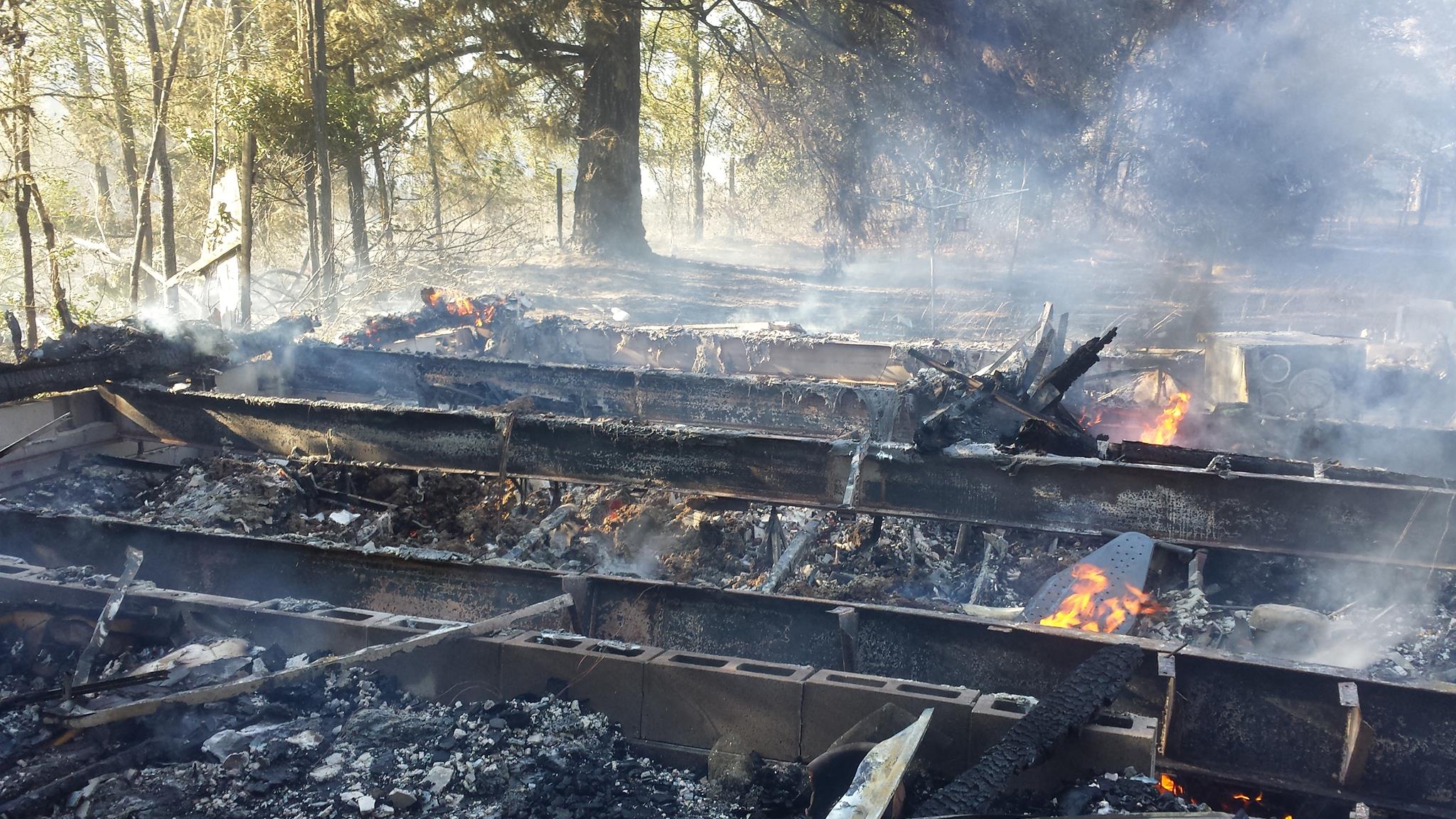 Union Helps Member Who Lost Home to Brush Fire