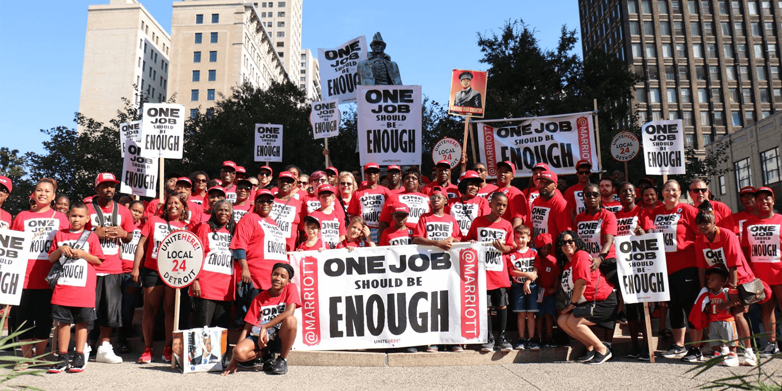 AFSCME Stands with Marriott Hotel Workers on Strike