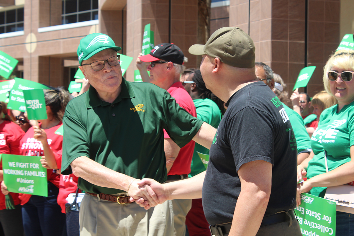 Nevada State Workers Rally for a Voice on the Job