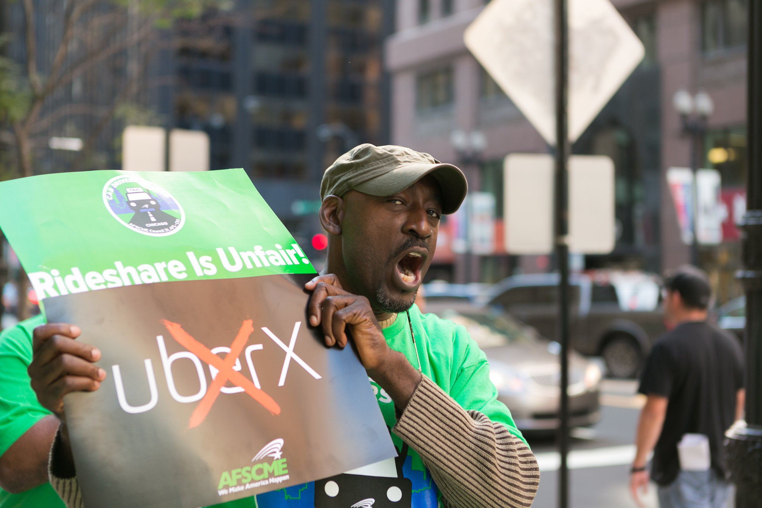 Chicago, New Orleans Cabbies Join Global Uber Protest