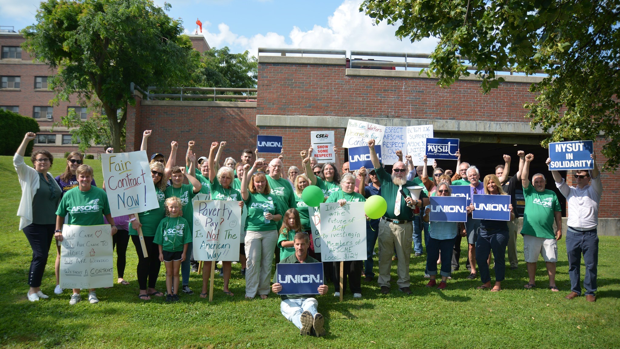 A Summer Protest for Fair Wages, Health Care and Adequate Staffing 