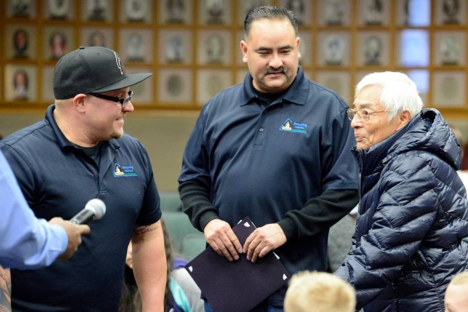City Workers Honored for Rescuing Elderly Woman