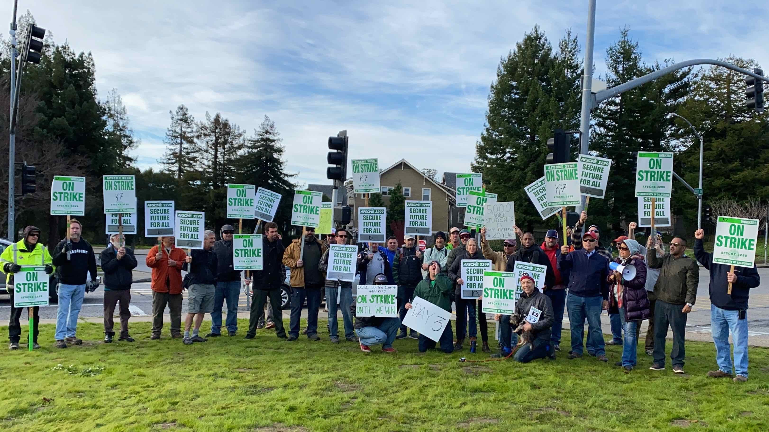 UC Santa Cruz Skilled Workers Forced to Go On Strike