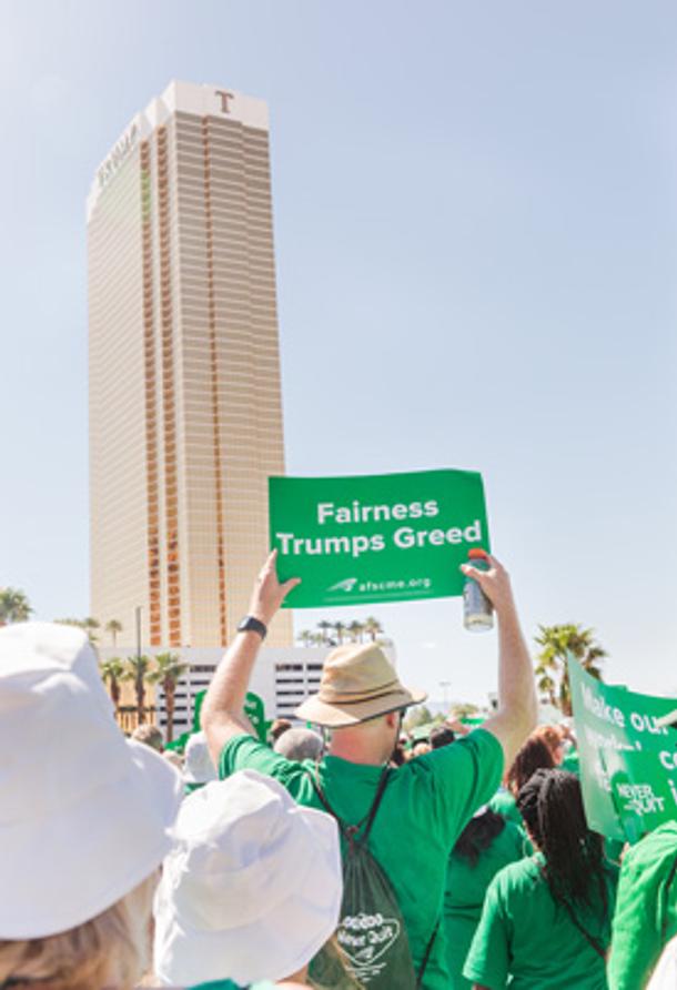 Delegates Rally at Trump Hotel