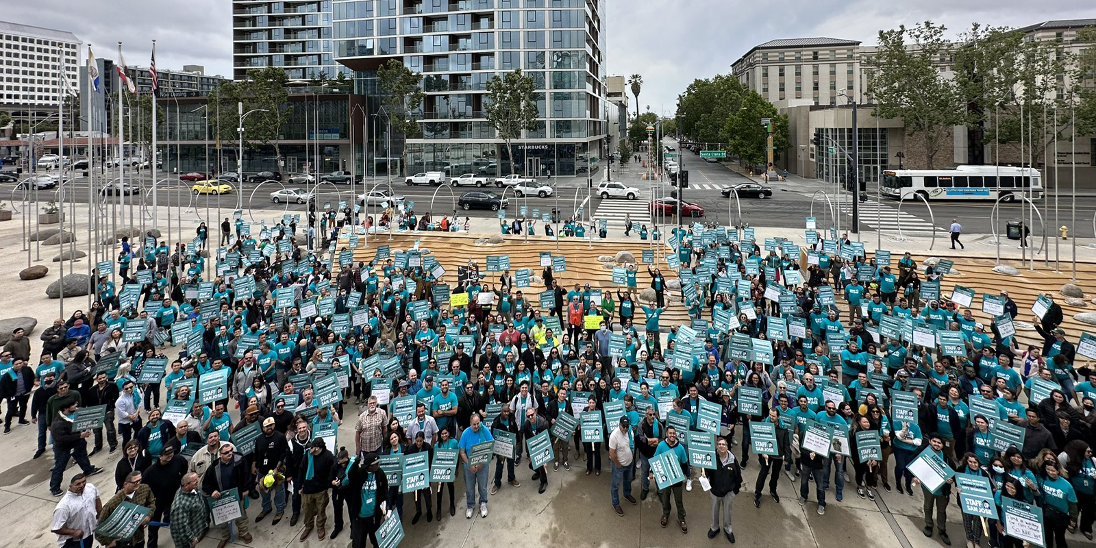 Trabajadores municipales de San José, California, logran contrato histórico