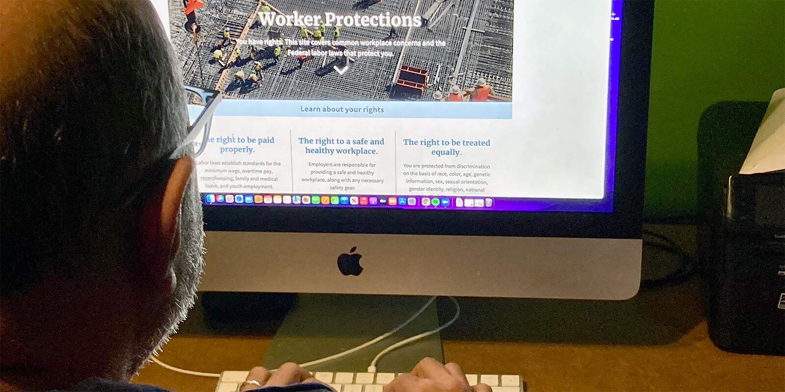 Nuevo sitio web del Departamento de Trabajo ayuda a trabajadores con problemas laborales