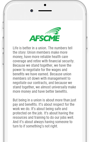 Get updates from AFSCME